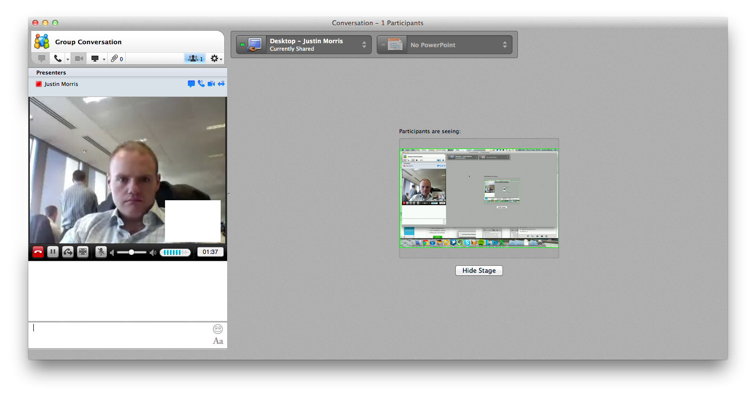 Lync for Mac 2011 - Stage Lync for Mac 2011 - Stage